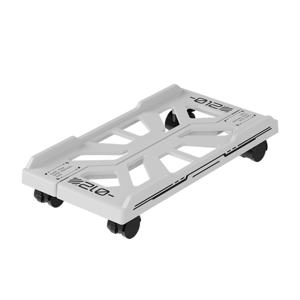 Gaming Console Tower - Adjustable Mobile CPU Stand Under Desk