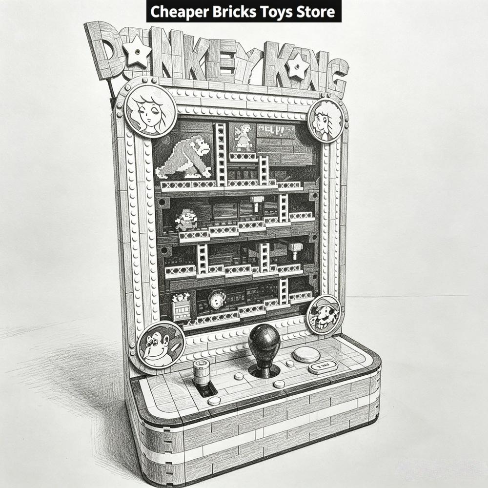 Gaming Console Display - Gaming Cabinet arcade console display Model