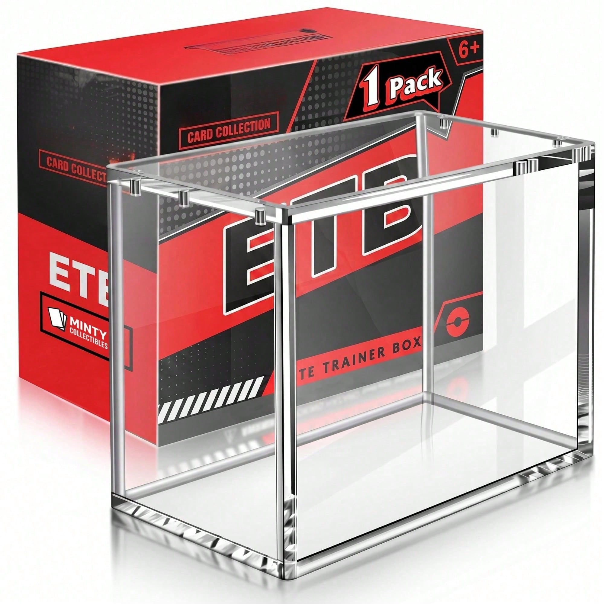 ETB Clear Magnetic Acrylic Dis - огляд і ціна Gaming Console Case
