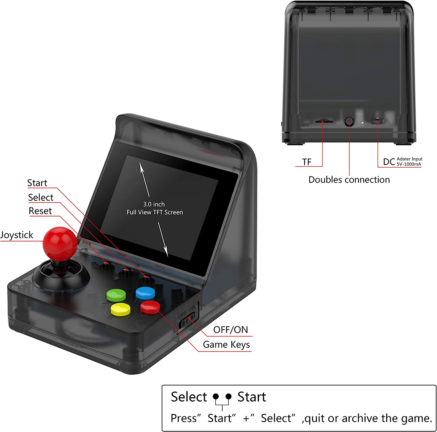 ARCADE MINI Best Popular 32 Bi - огляд і ціна Gaming Console Under 500