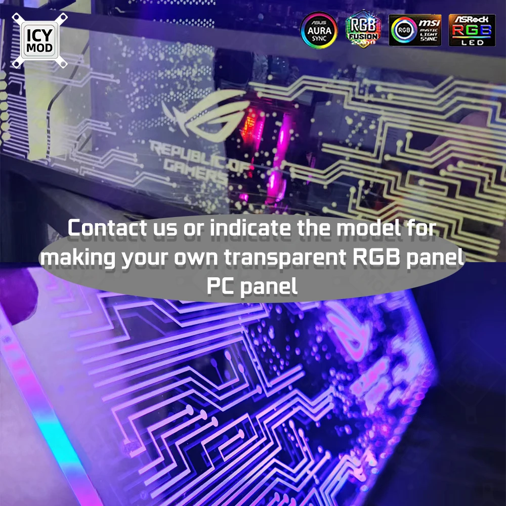 ICY MOD Transparent Acrylic AR - огляд і ціна Gaming Console Tower