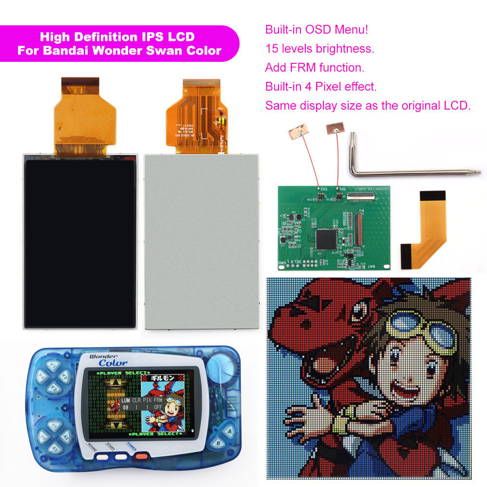 Newest WSC Hightlight IPS LCD  - огляд і ціна Gaming Console Display