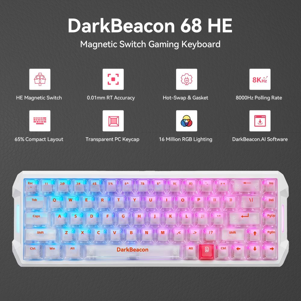 DarkBeacon Flux 68 HE Magnetic - огляд і ціна Gaming Console Tower