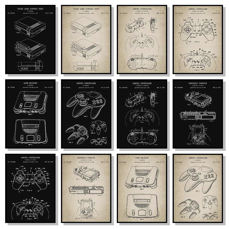 Vintage Game Console Blueprint - огляд і ціна Gaming Console Tower