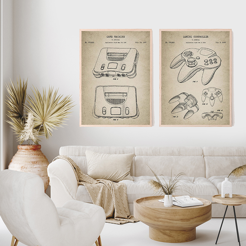 Vintage Game Console Blueprint - огляд і ціна Gaming Console Tower