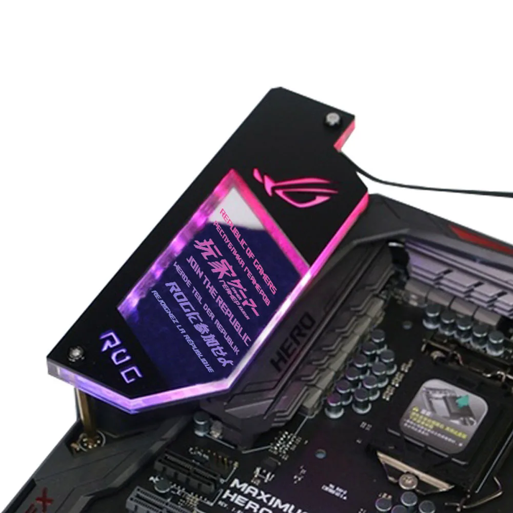 ATX IO ARGB Lighting Panel DIY - огляд і ціна Gaming Console Tower
