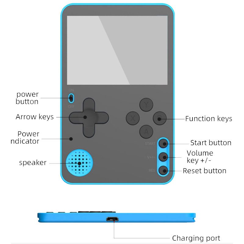 Handheld Game Console K10 Clas - огляд і ціна Gaming Console Under 500