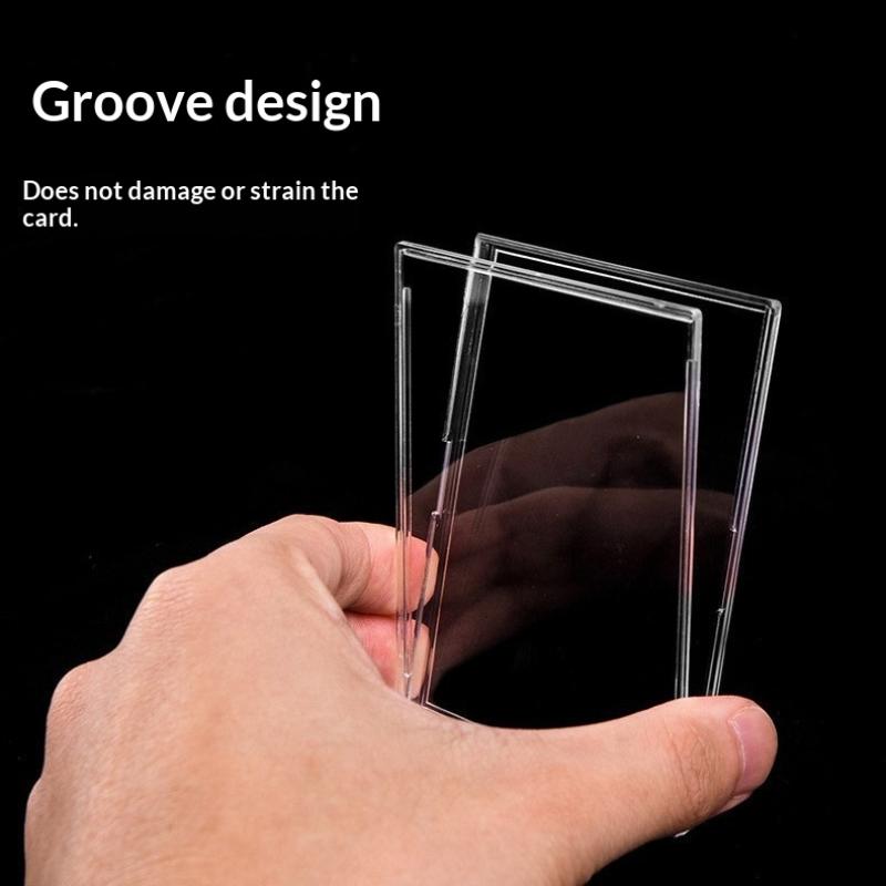 Clear Acrylic Snap Card Holder - огляд і ціна Gaming Card Holder