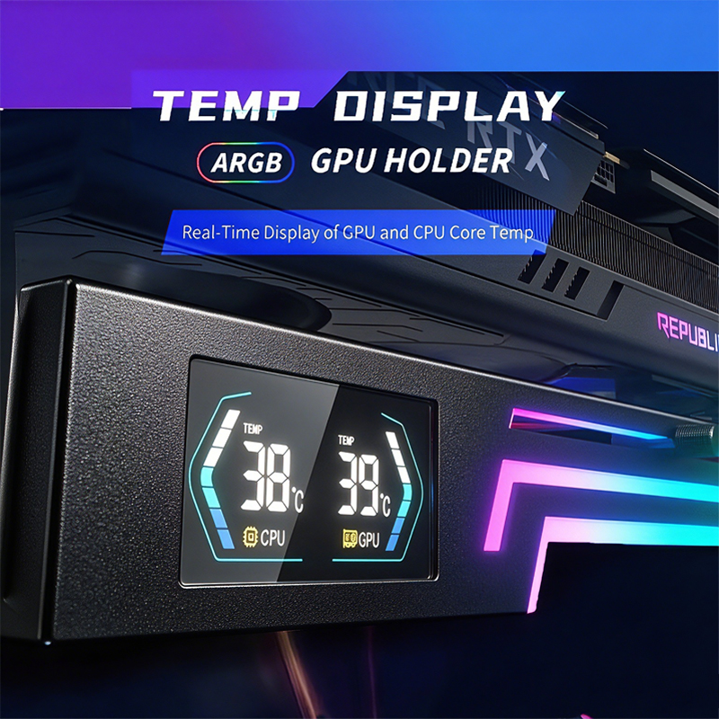 Digital ARGB Horizontal Graphi - огляд і ціна Gaming Card Holder